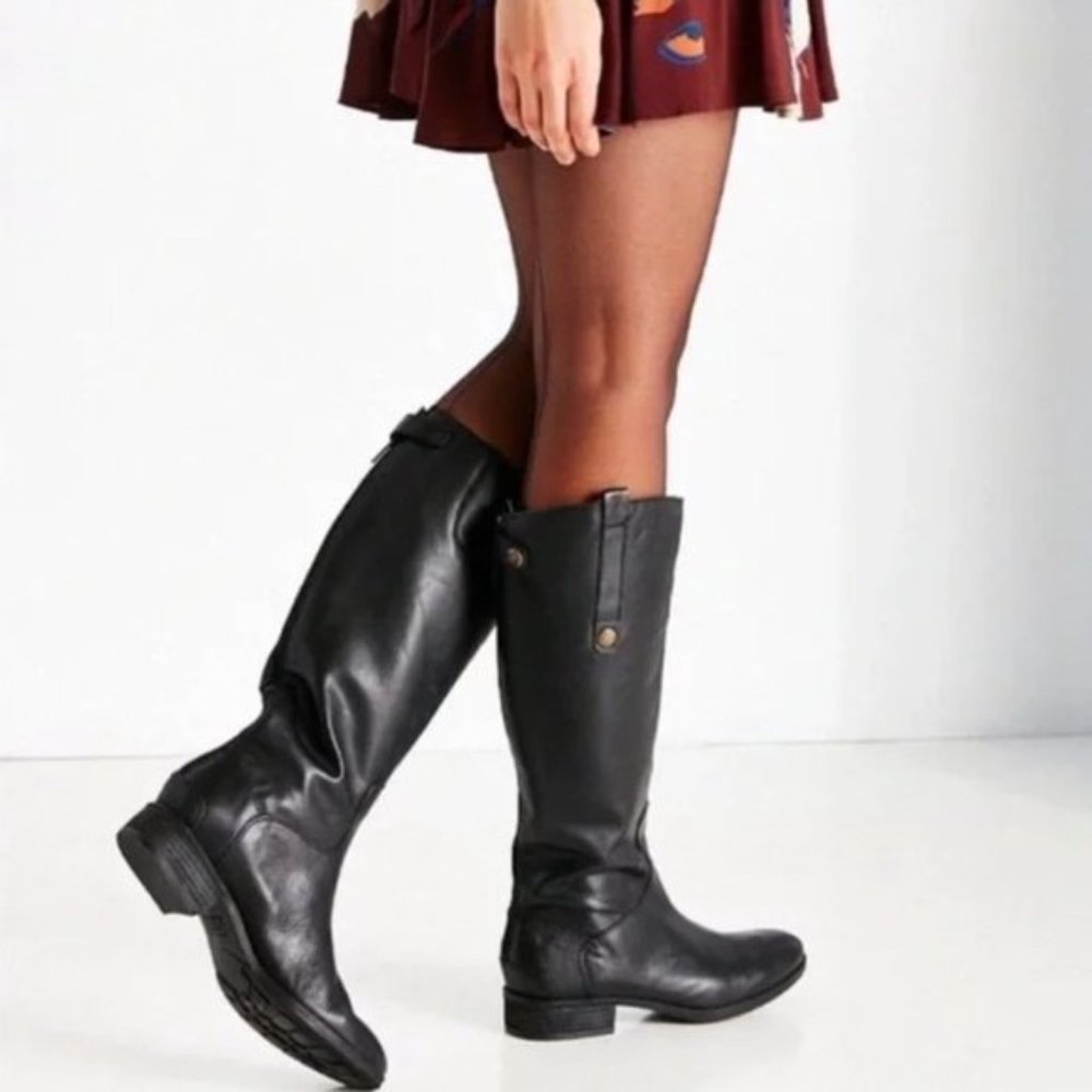 Sam Edelman Penny Tall Leather Riding Boots Size 8
